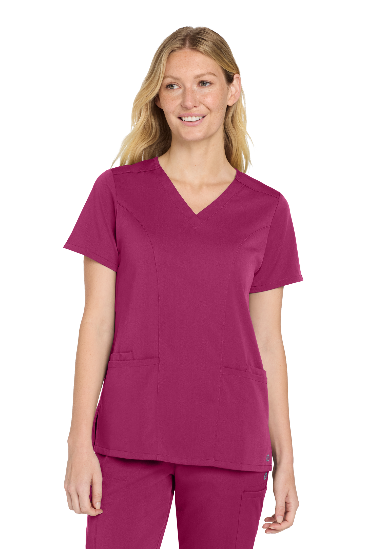 WW4168 Wink® Women’s Premiere Flex™ V-Neck Top Spanish Learning Castle