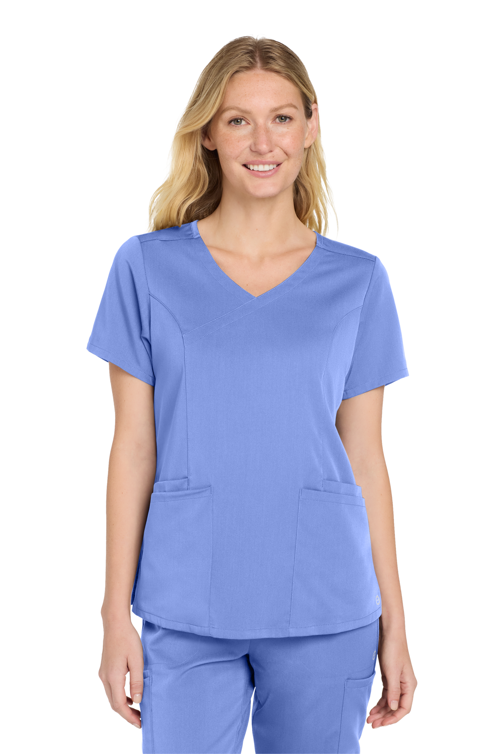 WW4268 Wink® Women’s Premiere Flex™ Mock Wrap Top
