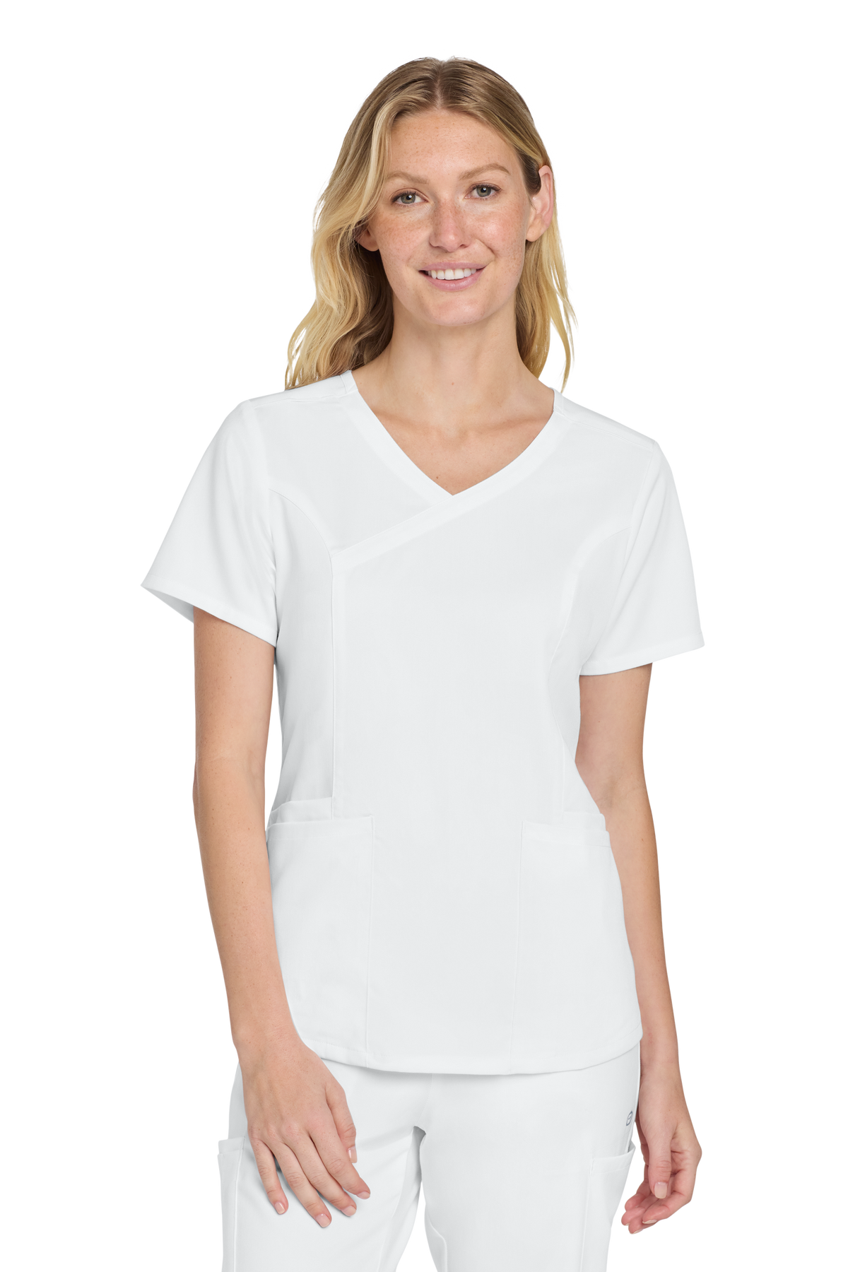 WW4268 Wink® Women’s Premiere Flex™ Mock Wrap Top