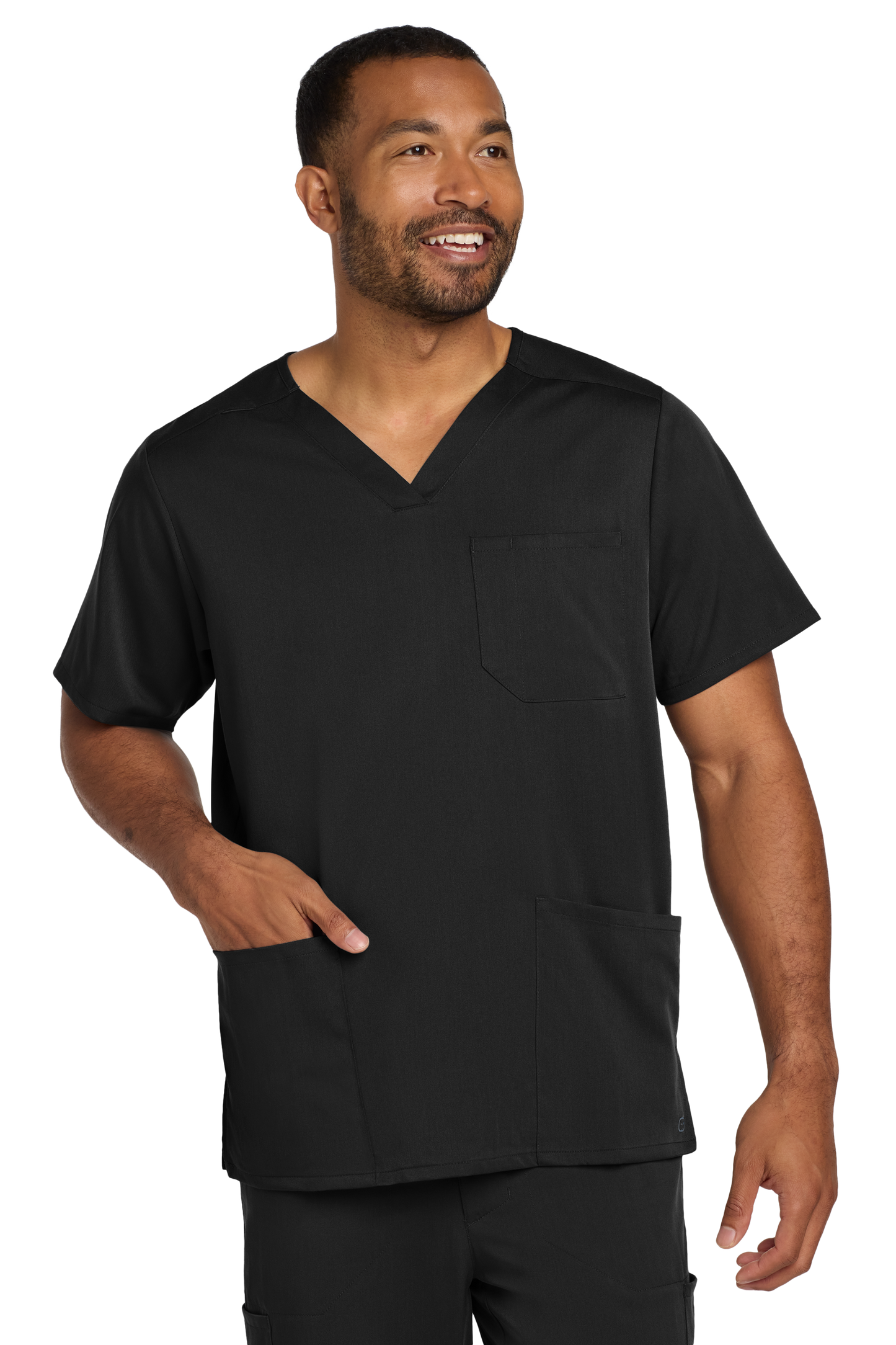 WW5068 Wink® Men's Premiere Flex™ V-Neck Top