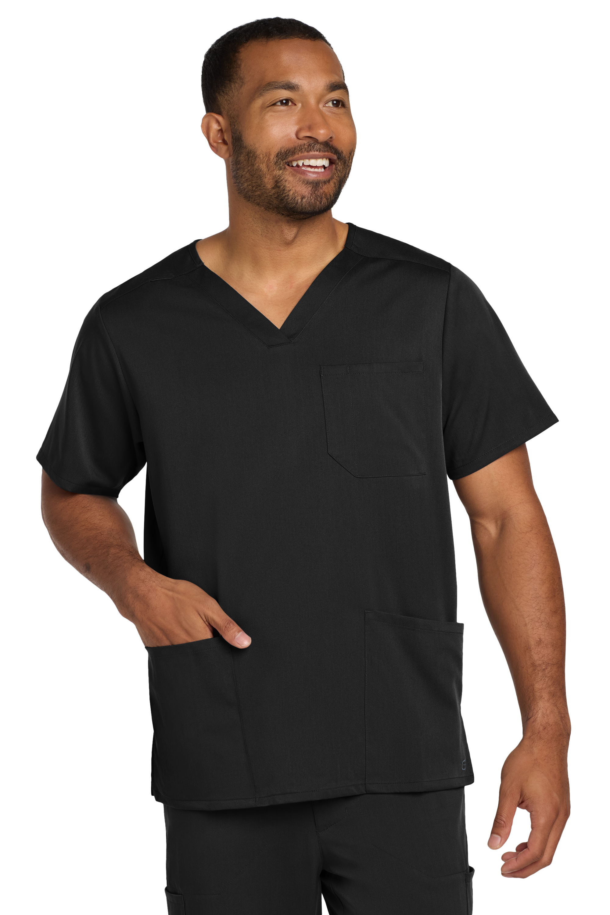 WW5068 Wink® Men's Premiere Flex™ V-Neck Top