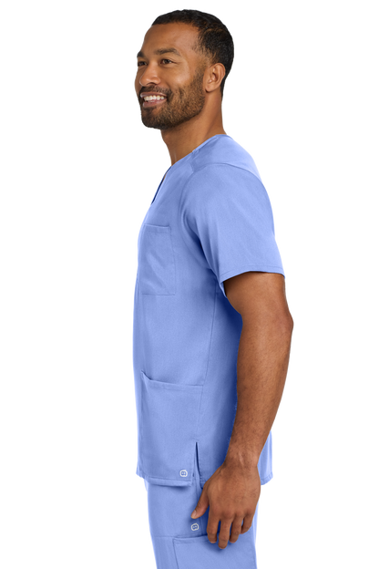 WW5068 Wink® Men's Premiere Flex™ V-Neck Top