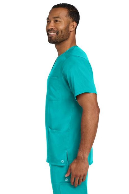 WW5068 Wink® Men's Premiere Flex™ V-Neck Top