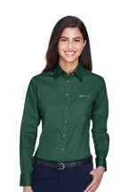 Women's Easy Blend™ Long Sleeve Twill Dress Shirt with Stain-Release - M500W