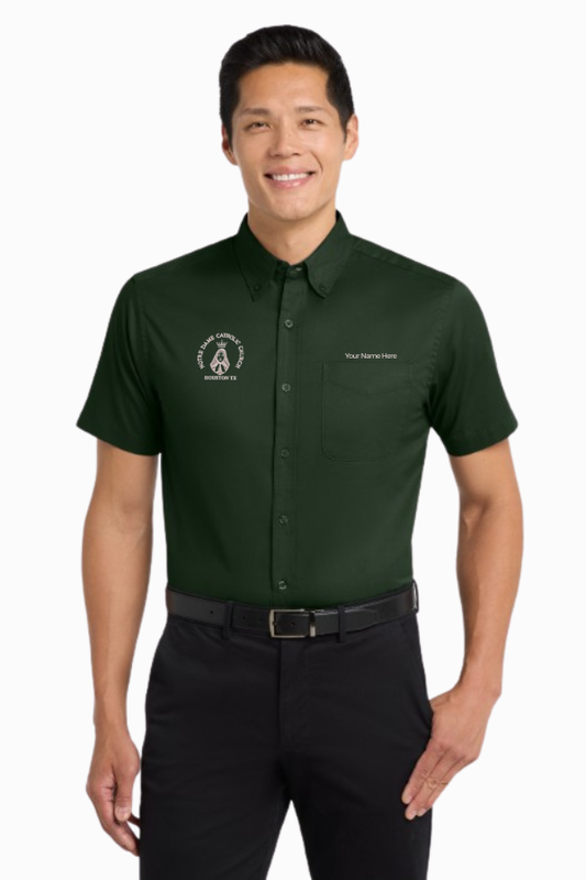 S508  Port Authority® Short Sleeve Easy Care Shirt Notre Dame