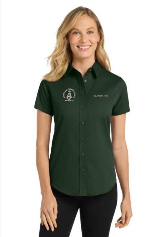 L508  Port Authority® Short Sleeve Easy Care Shirt Notre Dame