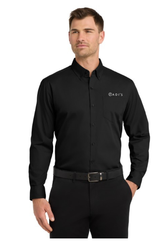 W100 Long Sleeve Carefree Poplin Shirt FADI'S